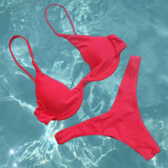 New v-Bar underwire push up bikini - Picture 8 of 9